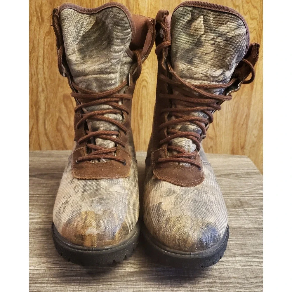 Rocky Gore-Tex‎ 500G Thinsulate Hunting Boots Men's Size 8 EW Camouflage